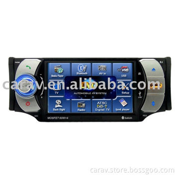 4.3&quot; one din car dvd player with touch screen/RDS/bluetooth/USB/FM
